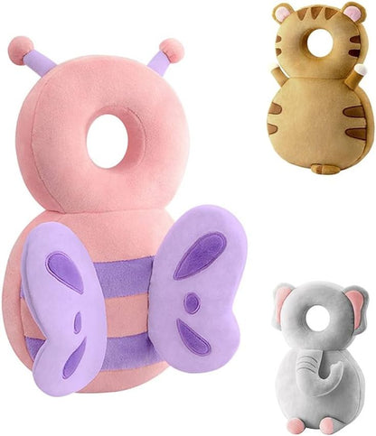 Baby Back Protector with Head Helmet | Soft Elephant Safety Set for Infants 6-18 Months