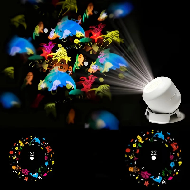 GalaxySpin™ Projection Lamp 🌌✨ — Rotating Lights, Magical Atmosphere